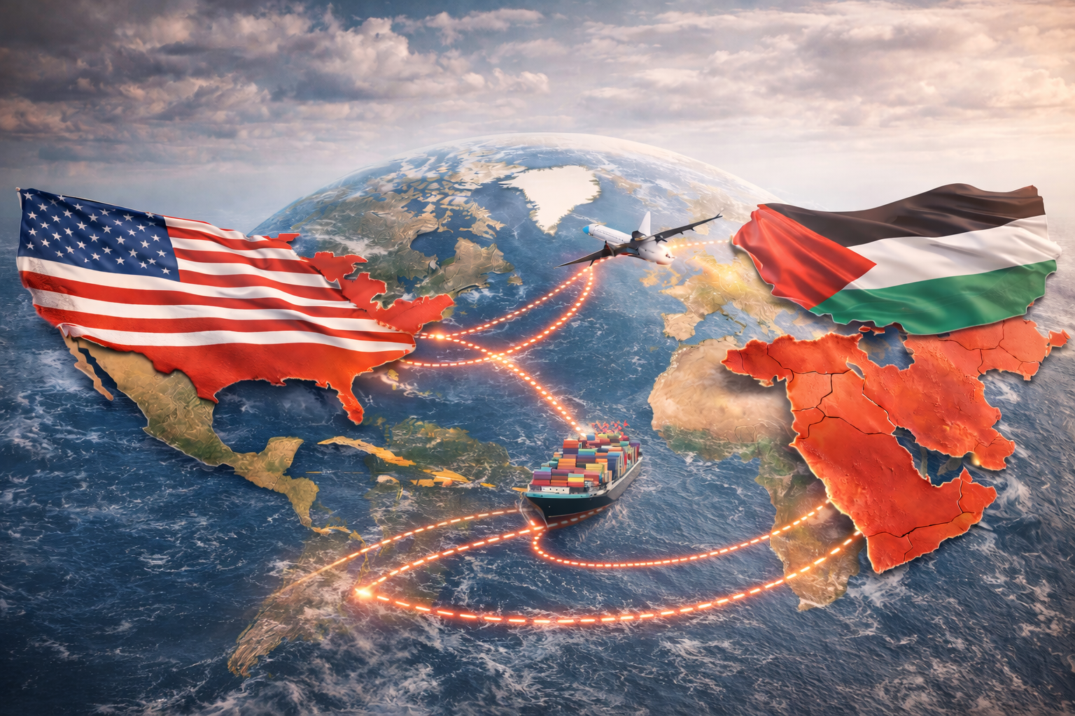 Tensión entre Estados Unidos y Medio Oriente redefine rutas logísticas globales