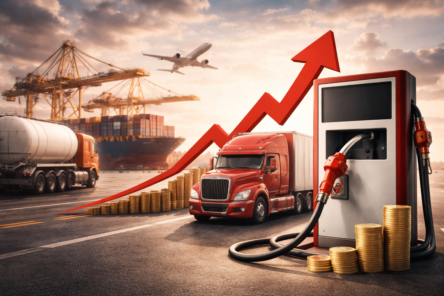 Alza en el precio del diésel incrementa costos logísticos en México